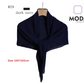 Pleated Plain Square Scarf 2.5 Muh, (100cm)