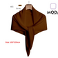 Pleated Plain Square Scarf 2.5 Muh, (100cm)