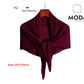 Pleated Plain Square Scarf 2.5 Muh, (100cm)