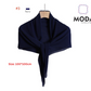 Pleated Plain Square Scarf 2.5 Muh, (100cm)