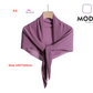 Pleated Plain Square Scarf 2.5 Muh, (100cm)